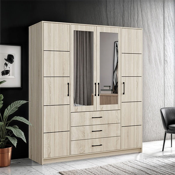 Barcelona 200 White Wardrobe