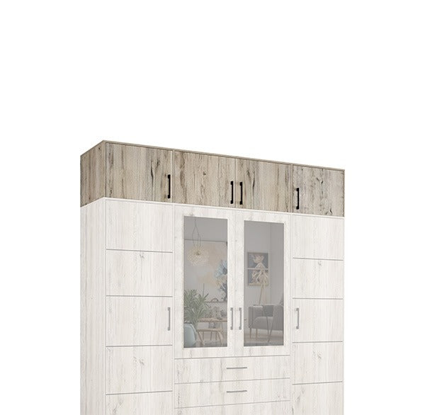 Barcelona 240cm Wellington with TOP BOX Wardrobe