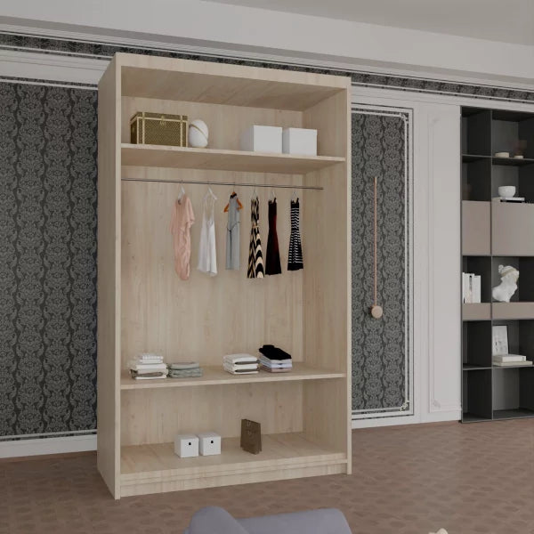 HOUSTON OAK SLIDING WARDROBE 100cm/120cm/150cm/180cm/203cm