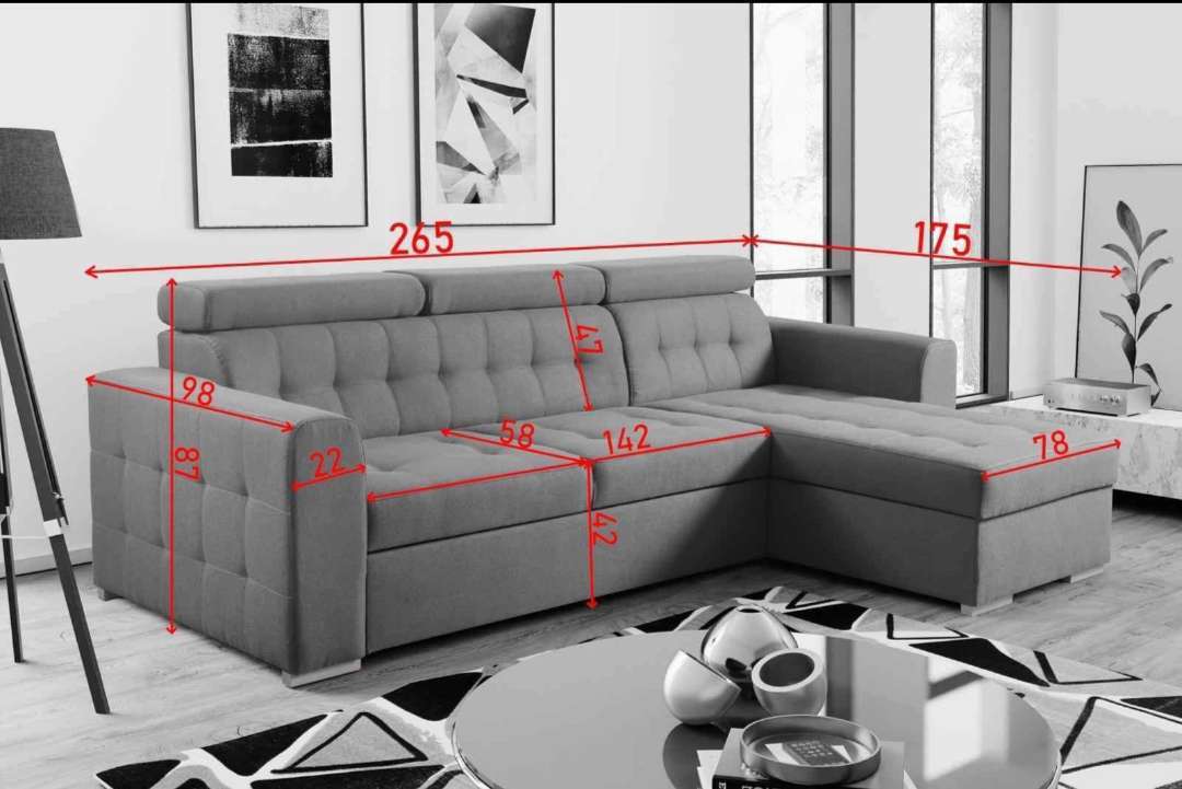 Luca Corner Sofa Bed - image 5