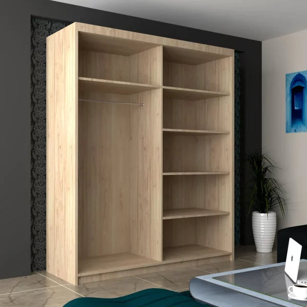 INFINITY OAK WARDROBE 150cm/180cm/200cm