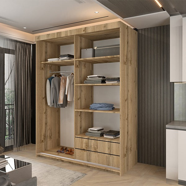 Marbella Votan Sliding Wardrobe 150cm/200cm