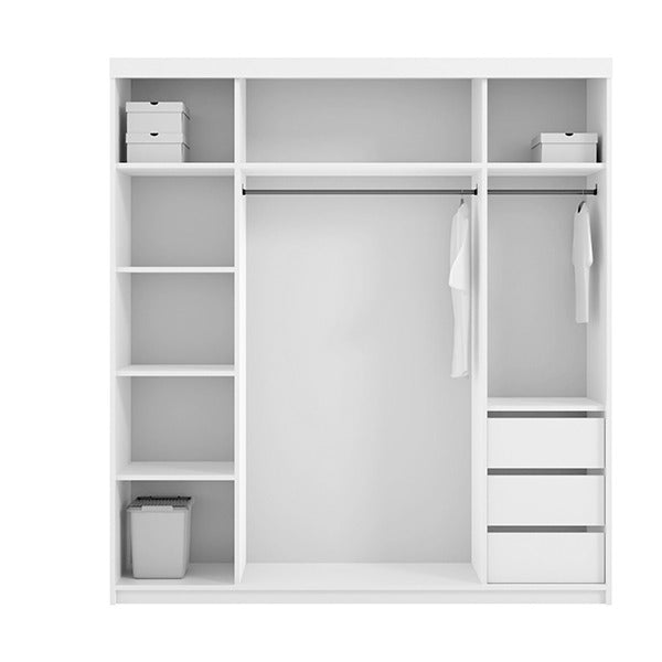 Marbella Grey Sliding Wardrobe 150cm/200cm