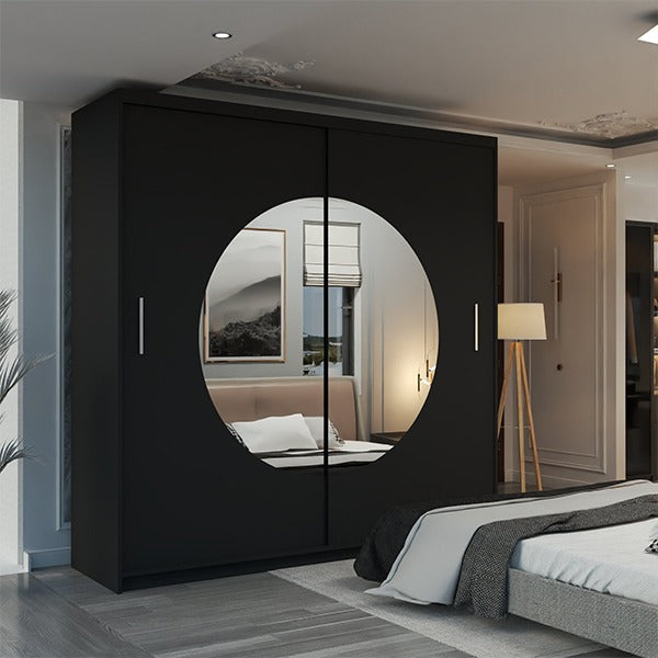 MOON GREY WARDROBE 150cm/203cm