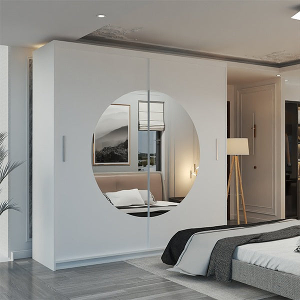 MOON GREY WARDROBE 150cm/203cm