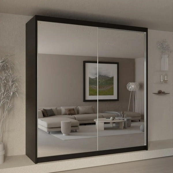 QUEEN GREY WARDROBE 150cm/200cm
