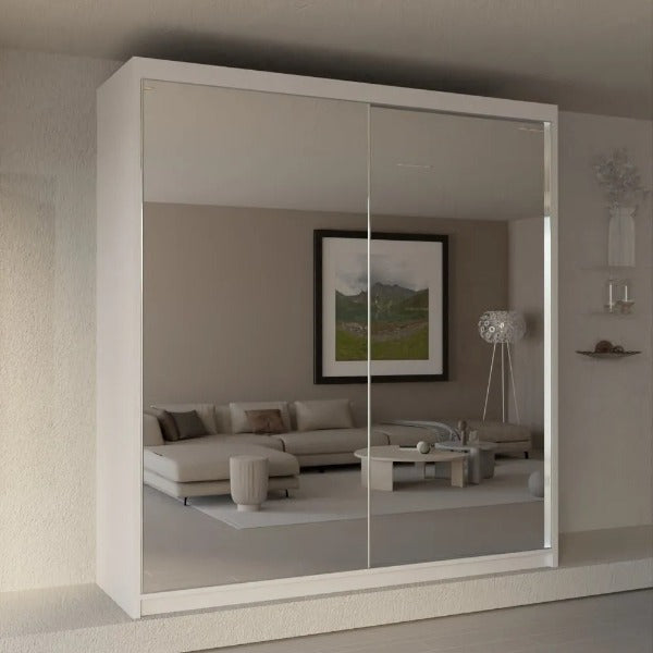 QUEEN GREY WARDROBE 150cm/200cm
