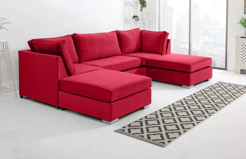U-Shape High Sofa