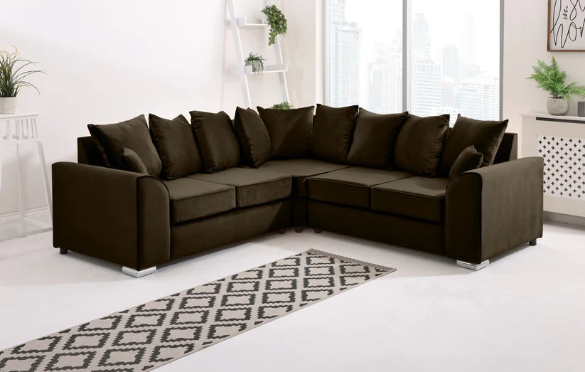 Corner Elegance Scattered Sofa