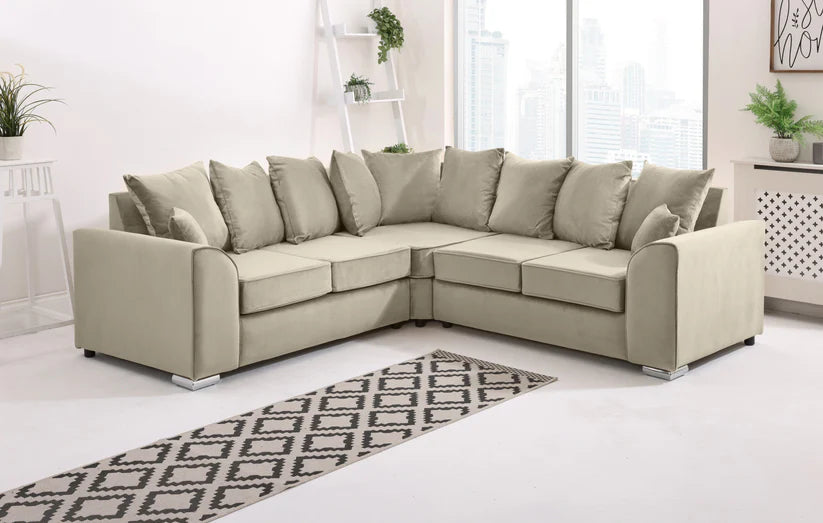 Corner Elegance Scattered Sofa