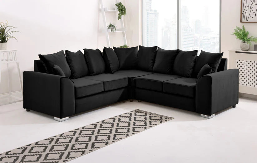 Corner Elegance Scattered Sofa
