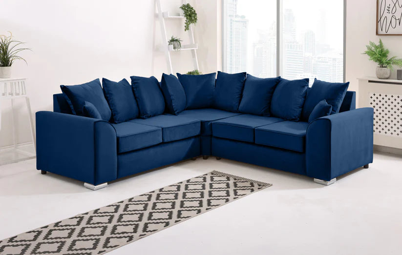 Corner Elegance Scattered Sofa