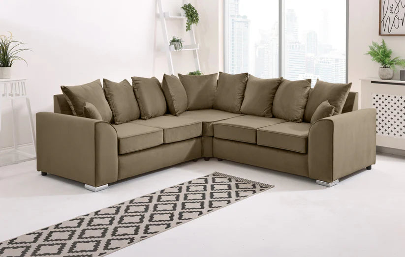 Corner Elegance Scattered Sofa
