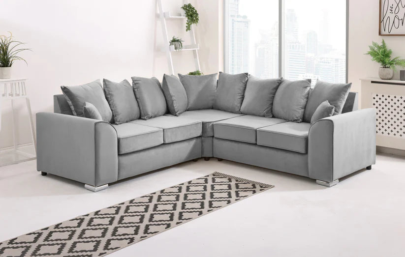 Corner Elegance Scattered Sofa