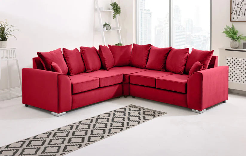 Corner Elegance Scattered Sofa