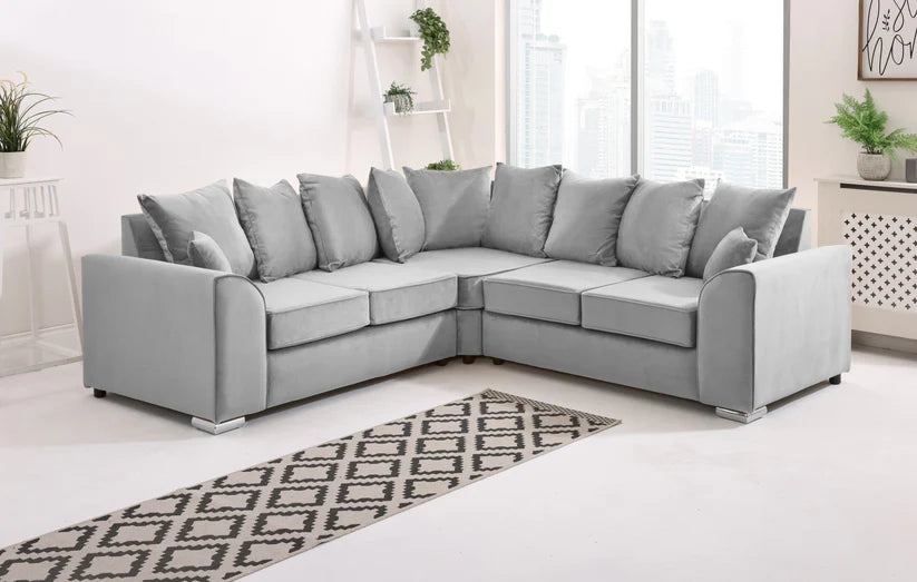 Corner Elegance Scattered Sofa
