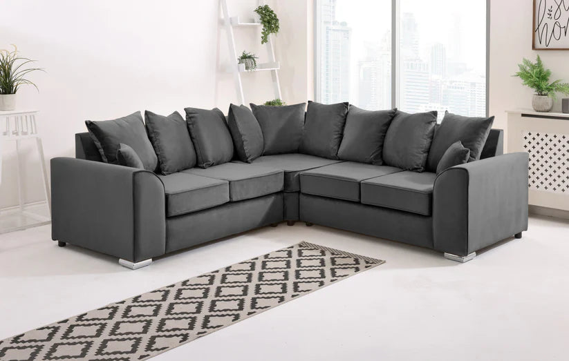 Corner Elegance Scattered Sofa