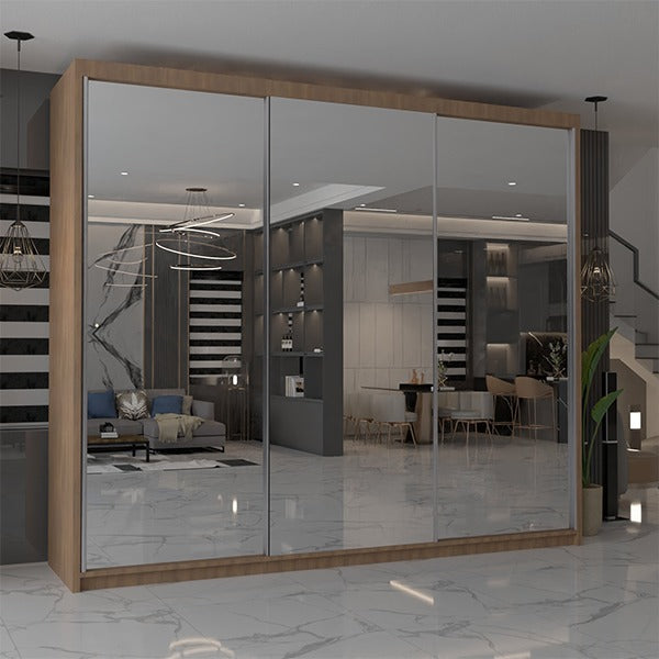CHICAGO WALNUT WARDROBE 250cm