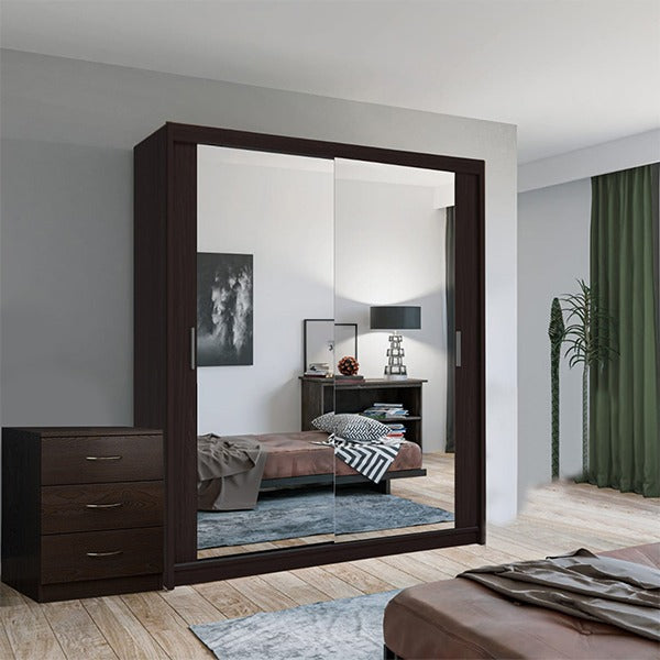 CHICAGO WALNUT WARDROBE SET
