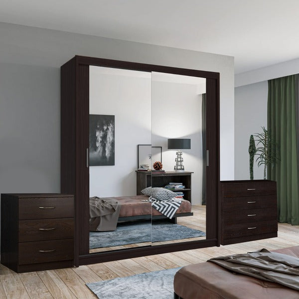 CHICAGO OAK WARDROBE SET