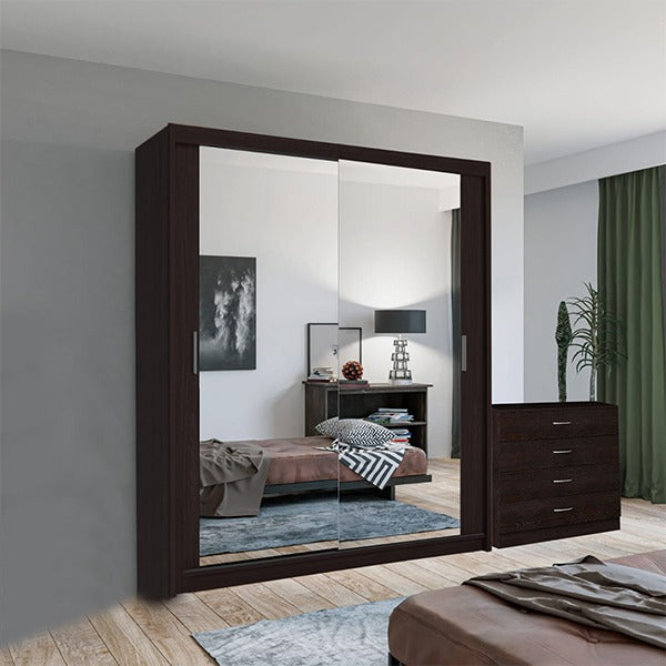 CHICAGO WALNUT WARDROBE SET